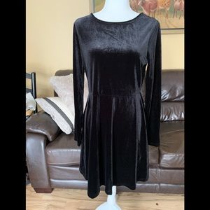 A-line faux velvet formal dress, NWT, 2 sizes